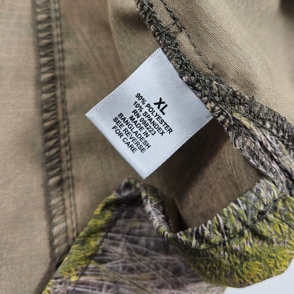 Women Magellan camo packable Vented roll tab sleeve hunting top XL - Picture 5 of 9